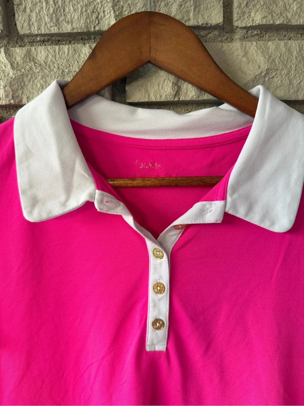 Lilly Pulitzer Açaí Berry Frida Puff Sleeved Polo  Size Medium